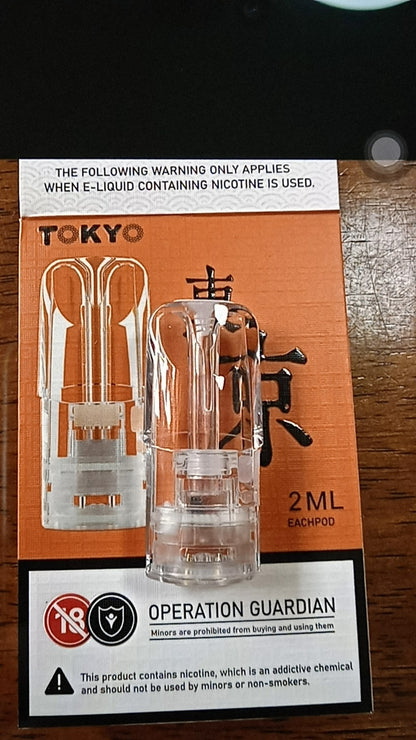 TOKYO 東京 空煙彈 通用RELX一代 SP2S ILIA lana 各式主機 可重複注油 一盒3顆