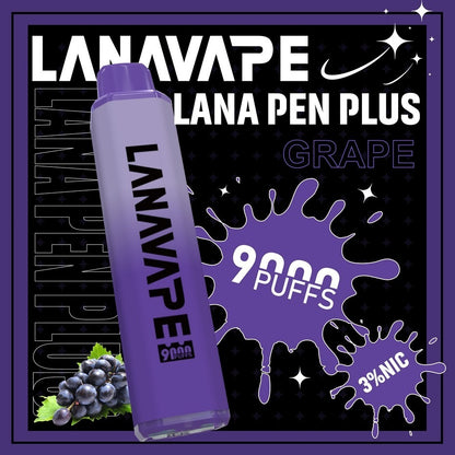 LANA9000口 一次性拋棄式 持久续航 & 快速充电